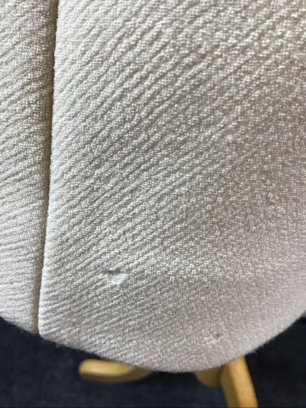 J. Crew Cream Winter White wool button front thinsulate a-line coat 10 NWT - Picture 4 of 12